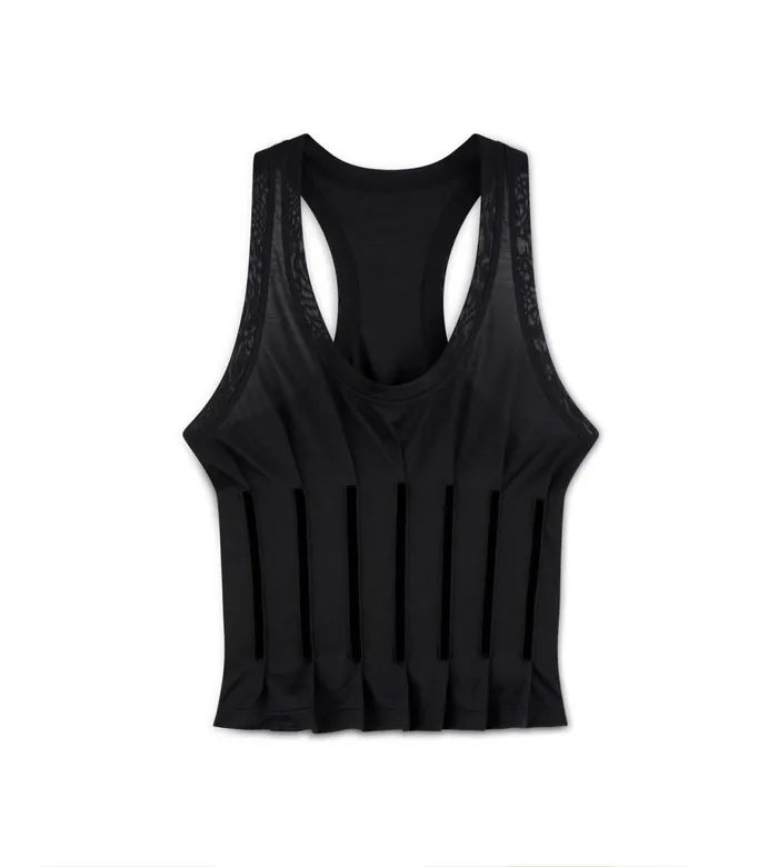 Women Tops Tom Ford Silk Jersey Corset Tank Top Black