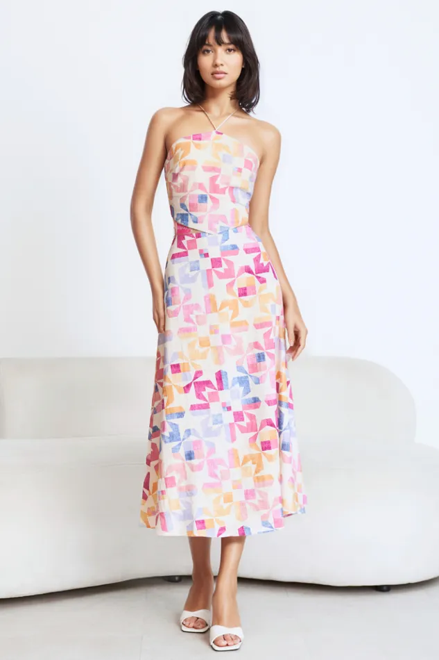 Women Tops YUMI KIM ARUBA LINEN SKIRT Kaleidoscope