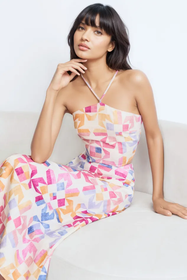 Women Tops YUMI KIM ARUBA LINEN SKIRT Kaleidoscope