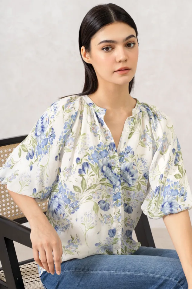 Women Tops YUMI KIM MADRID TOP Serenity Ivory