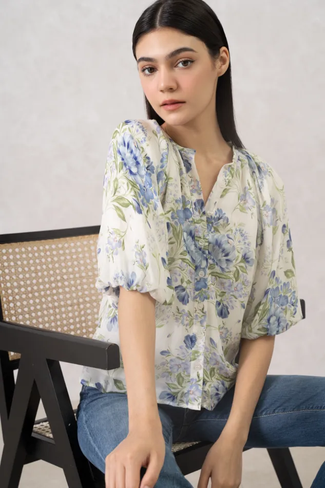 Women Tops YUMI KIM MADRID TOP Serenity Ivory