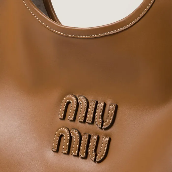 Women Totes Miu Miu Ivy Leather Bag Cognac Women Totes Miu Miu Ivy Leather Bag Cognac
