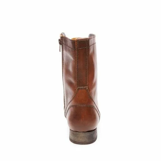 Women TROOPA BROWN LEATHER Brown Leather Steve Madden Boots and Booties