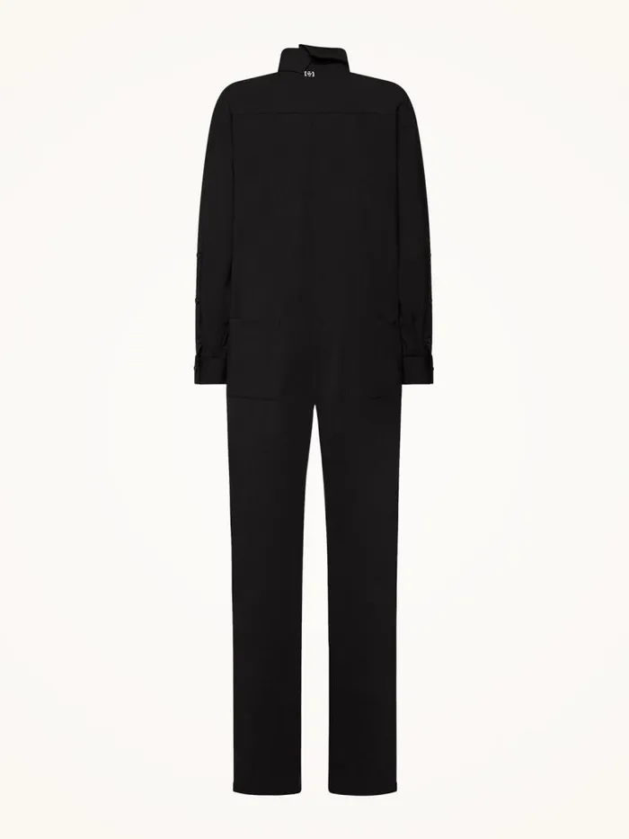 Women Trousers and Jumpsuits Wolford Aurora Pure Cut Jumpsuit Black