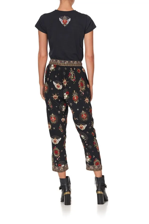 Women Trousers and Leggings Camilla Drop Crotch Slim Leg Pant Montagues Capulet