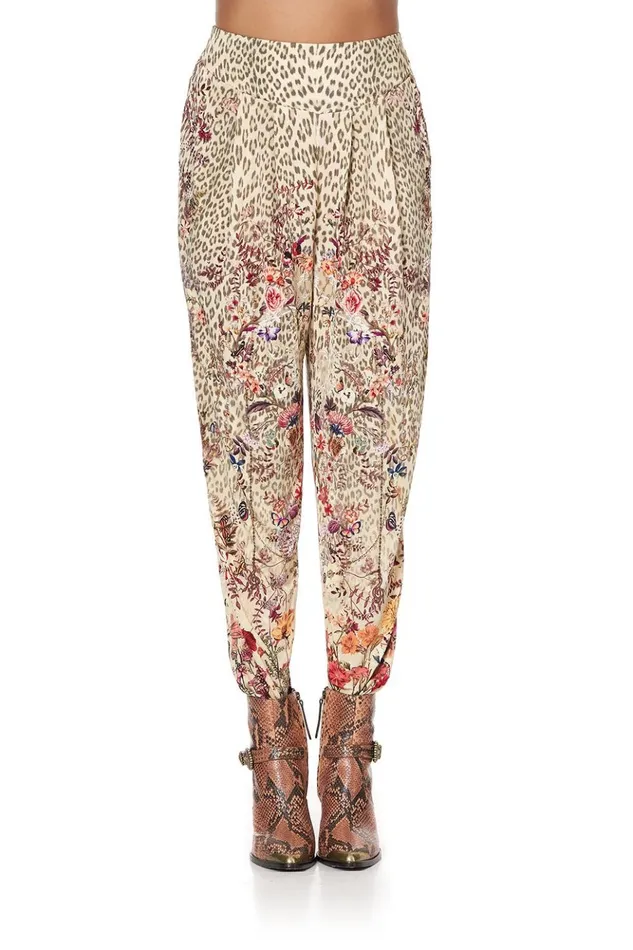 Women Trousers and Leggings Camilla Harem Pants With Front Pleats Drifting Dreamer