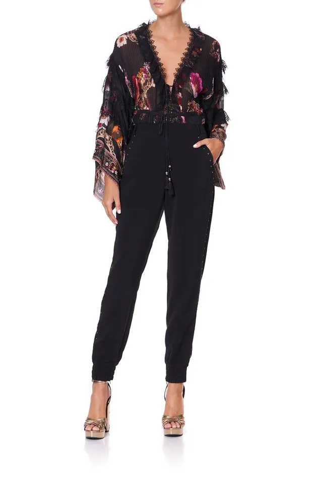 Women Trousers and Leggings Camilla Jogger With Encased Elastic Cuff Mirror Mirror
