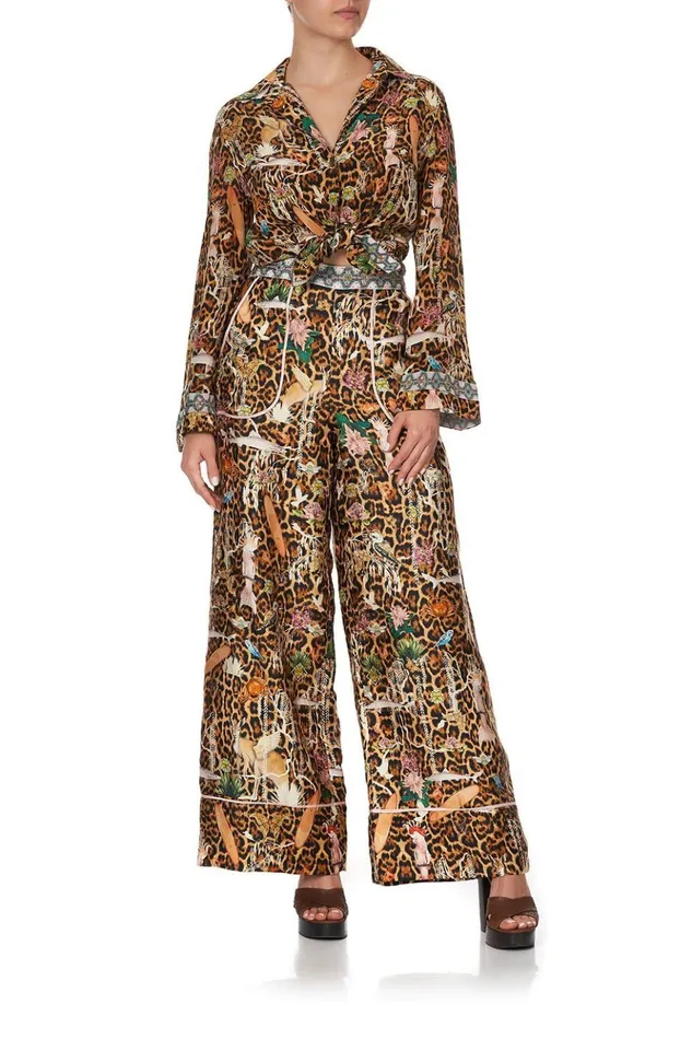 Women Trousers and Leggings Camilla Lounge Trouser With Cuffs Fauna Electro
