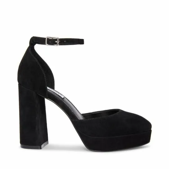 Women TRUTH BLACK SUEDE Black Suede Steve Madden Heels