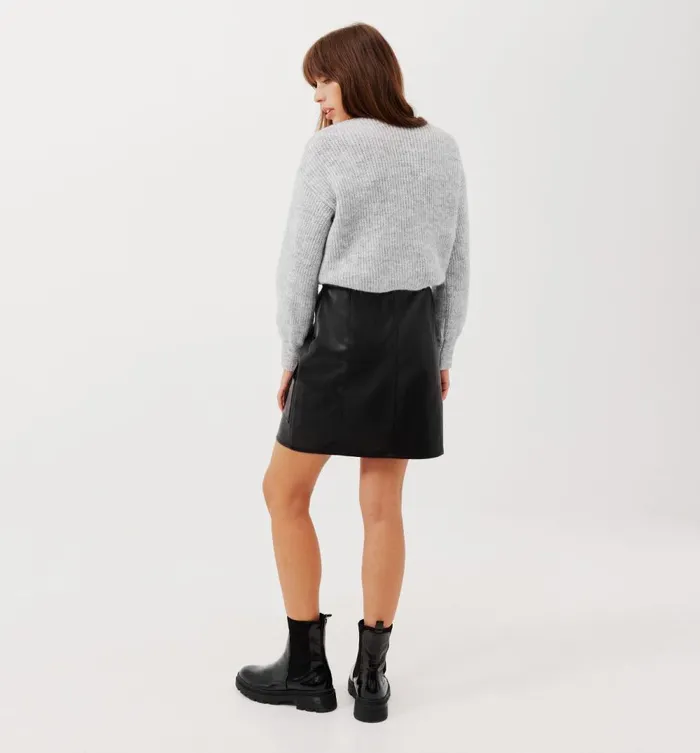Women VNeck Ribbed Jumper 8211 Light Grey Promod Jumpers And Cardigans Women VNeck Ribbed Jumper 8211 Light Grey Promod Jumpers And Cardigans