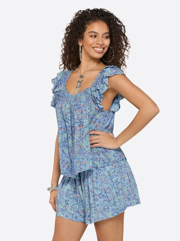 Women Violetta Top In Defined Blossoms Jessica Simpson Sets
