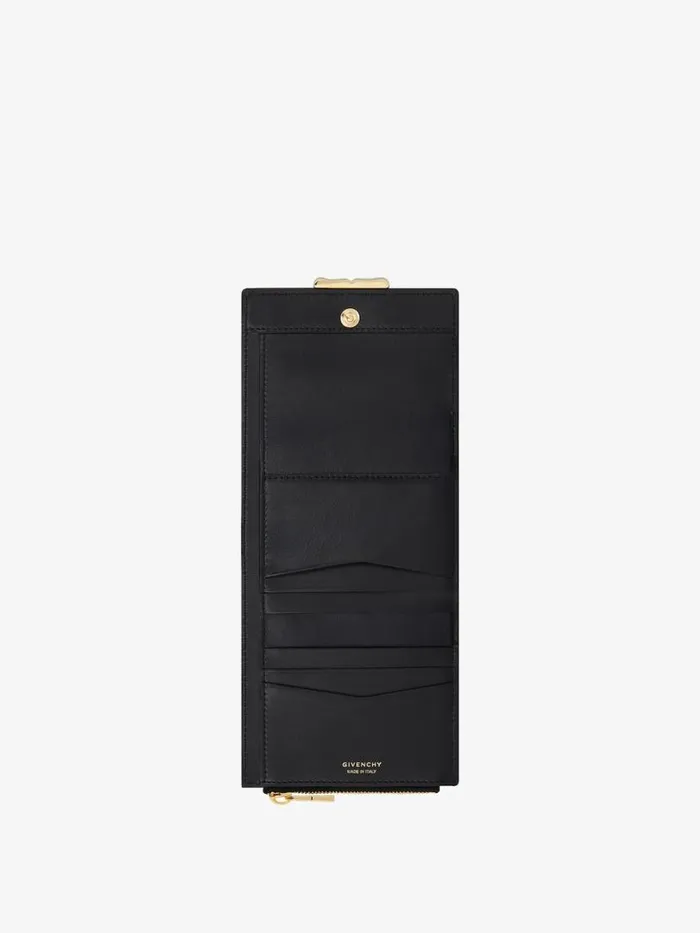 Women Wallets and Card Holders Givenchy 4G Liquid Wallet In Box Leather Black Women Wallets and Card Holders Givenchy 4G Liquid Wallet In Box Leather Black