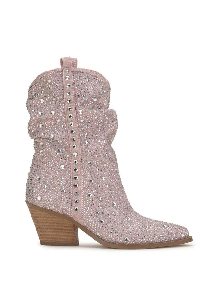 Women Zellya Western Bootie In Blush Jessica Simpson Boots and Booties