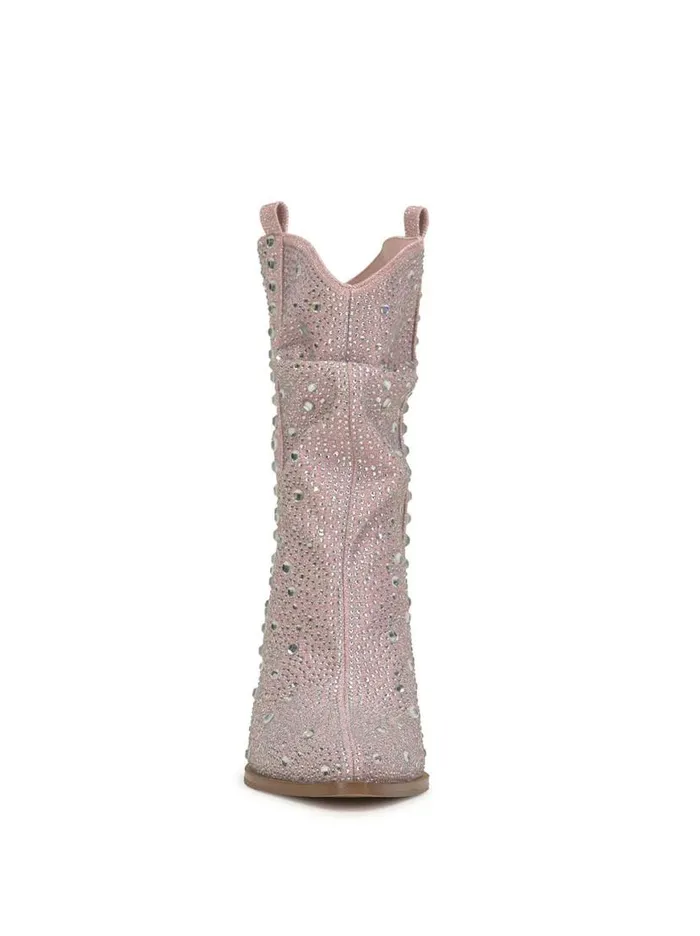 Women Zellya Western Bootie In Blush Jessica Simpson Boots and Booties