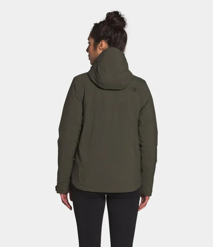 Womens The North Face 3In1 Mountain Light FUTURELIGHT Triclimate Jacket New Taupe Greentnf Black