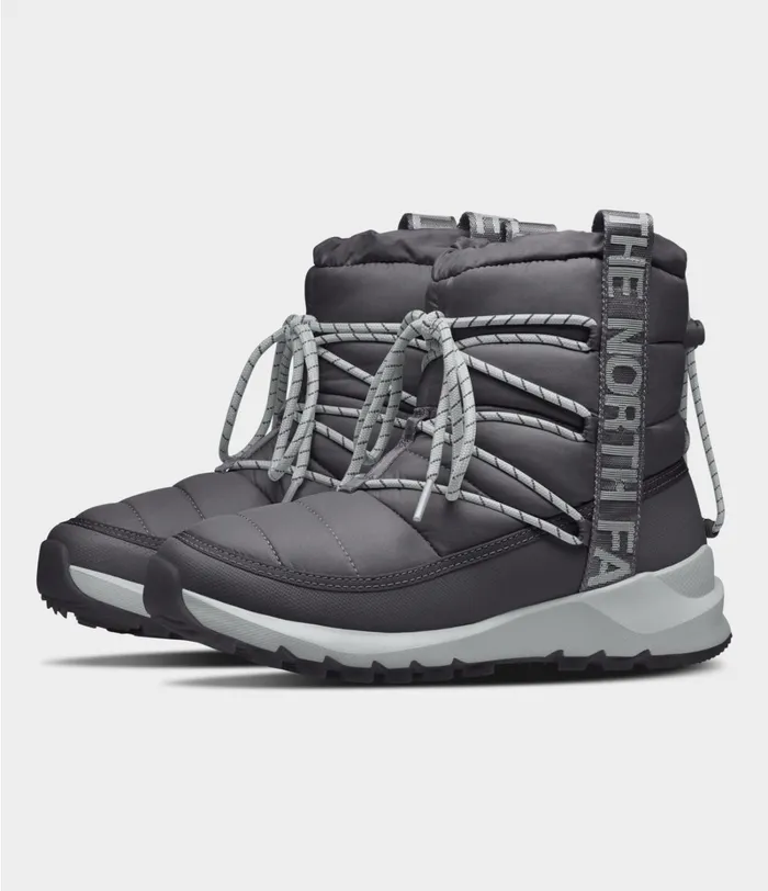 Womens The North Face Boots ThermoBall Lace Up Vanadis Greytin Grey