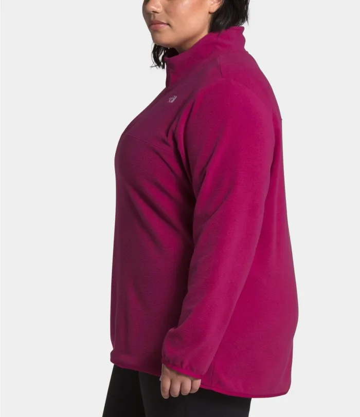 Womens The North Face Fleece Plus TKA Glacier Zip Dramatic Plum