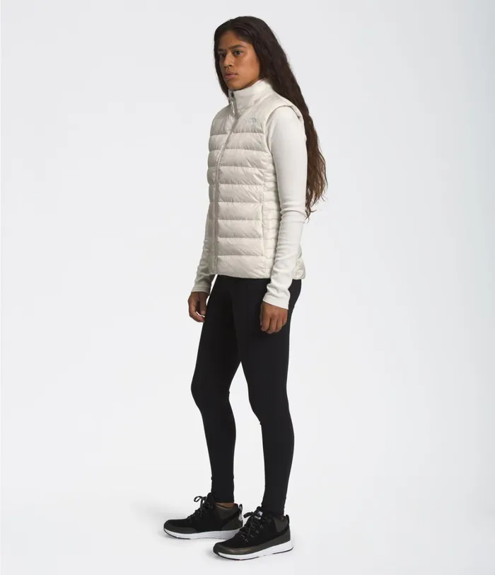 Womens The North Face Insulated and Down Jackets Aconcagua Vest Vintage White
