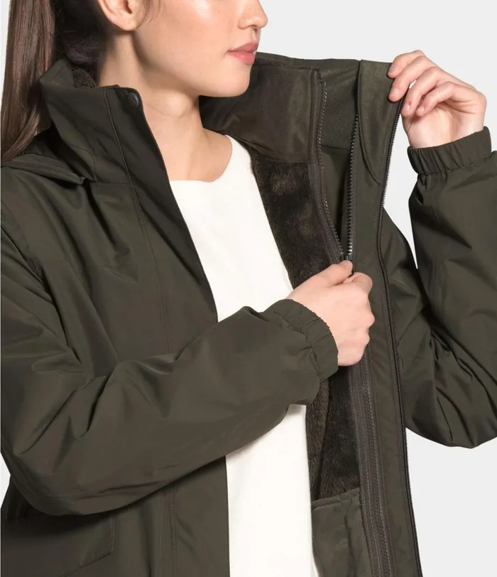 Womens The North Face Insulated and Down Jackets Osito Triclimate Jacket New Taupe