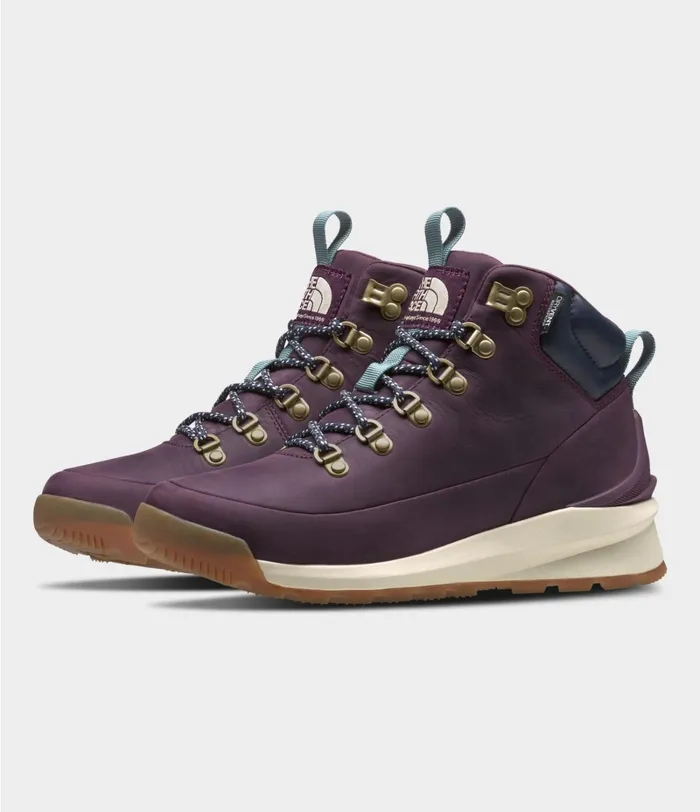 Womens The North Face Sneakers BackToBerkeley Mid WP Blackberry Wineurban Navy